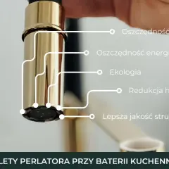 Wymiana perlatora w baterii kuchennej to oszczędność wody, energii, ekologia, redukcja hałasu i lepsza jakość strumienia.