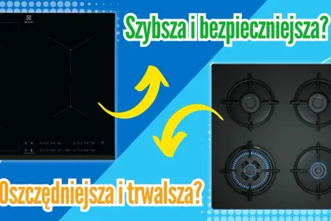 Płyta indukcyjna vs gazowa: szybsza, bezpieczniejsza, oszczędniejsza i trwalsza? Porównanie zalet i wad.