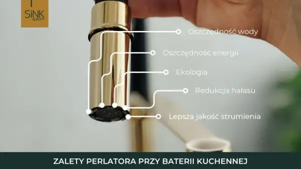 Wymiana perlatora w baterii kuchennej to oszczędność wody, energii, ekologia, redukcja hałasu i lepsza jakość strumienia.
